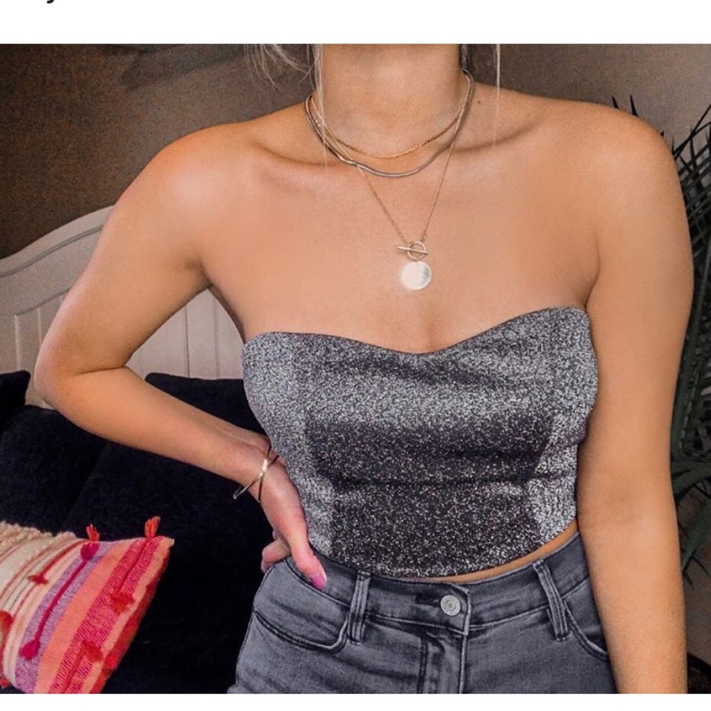 Sparkly bustier